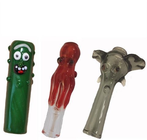 pickle rick glass blunt filter tip octopus elephant joint