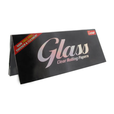 Glass clear rolling papers