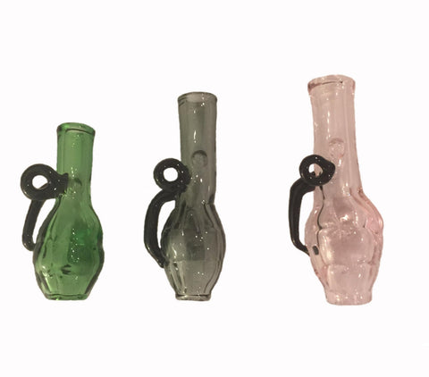 heady grenade glass filter tips by danktips crutch blunt filter pink green and grey
